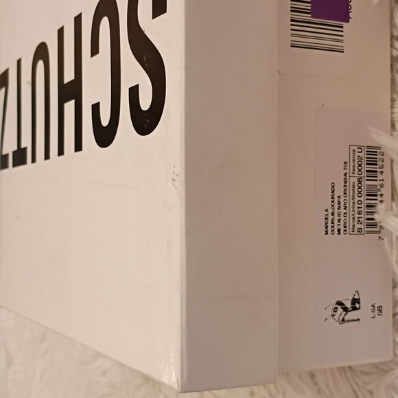 New SCHUTZ Marcella Women's Metallic Gold Strappy Stiletto Heels SZ 5B - Picture 11 of 13
